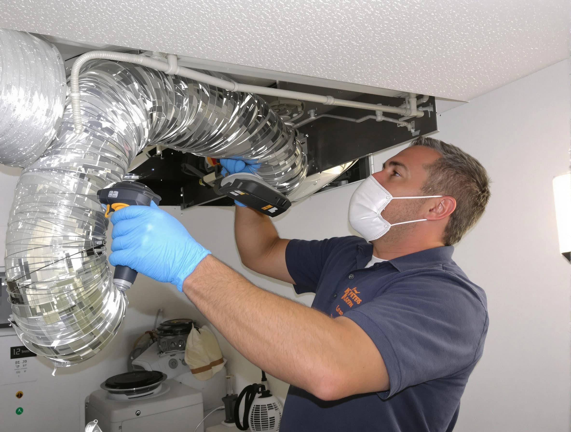Natick Dryer Vent Cleaning professional performing thorough residential dryer vent cleaning in Natick