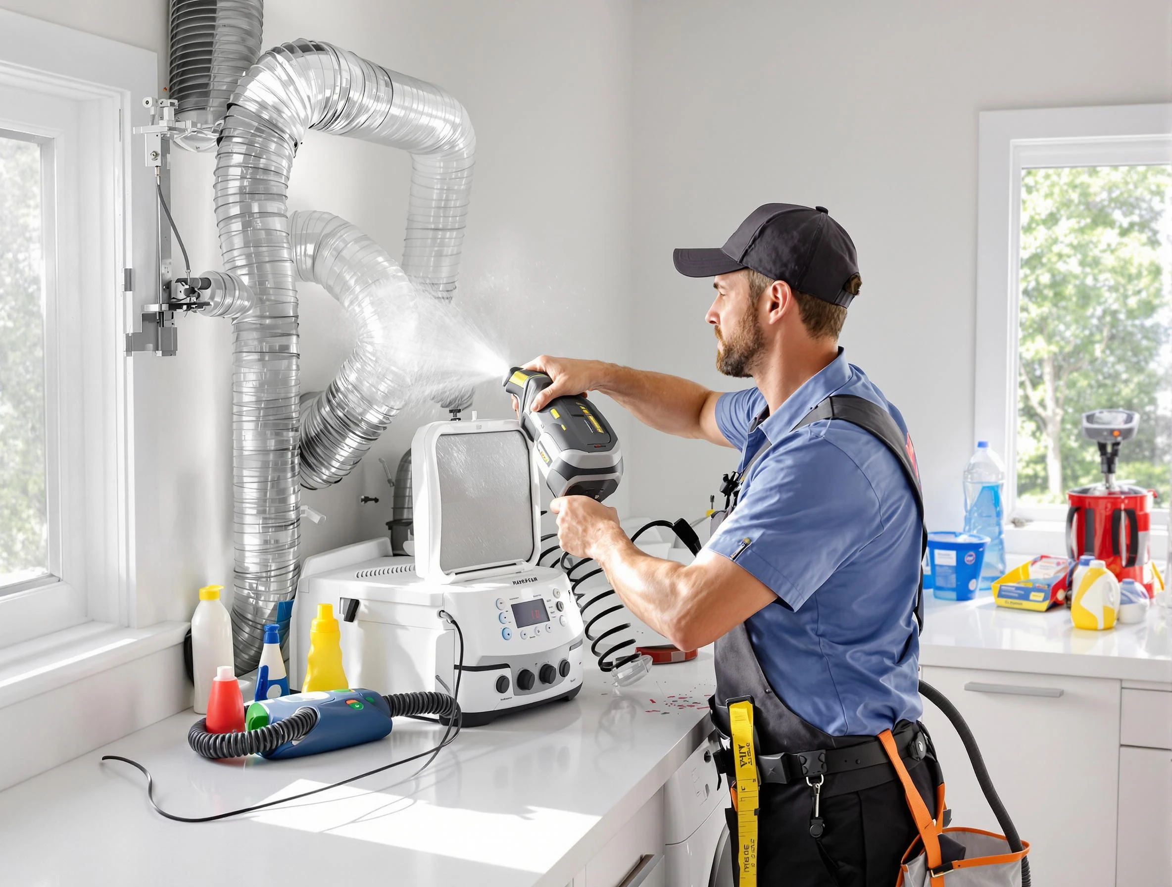 Residential Dryer Vent Cleaning in Natick