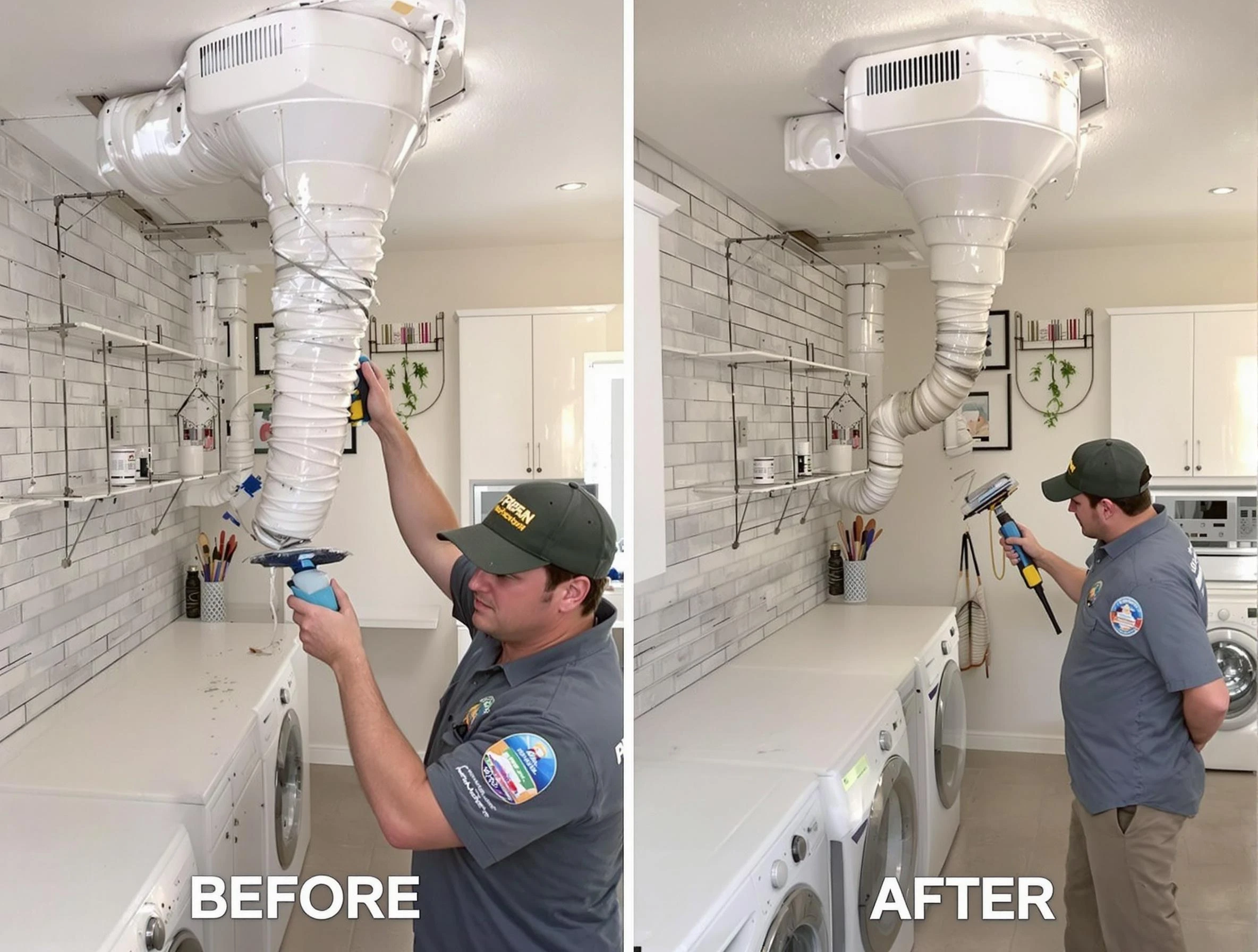 Professional dryer exhaust vent cleaning by Natick Dryer Vent Cleaning in Natick